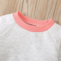 Load image into Gallery viewer, 2 Pieces Toddler Sweatsuits Set Round Neck Sweatshirt And Pants Wholesale 17134625
