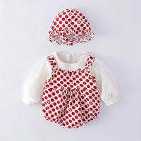 Load image into Gallery viewer, Baby Girls Polka dots Rompers Wholesale 220929691
