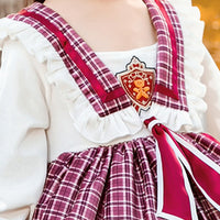 Load image into Gallery viewer, 2 Pieces Set Baby Kid Girls Dressy Birthday Party Checked Embroidered Dresses Princess Dresses Love heart And Bow Jackets Outwears Wholesale 253610228
