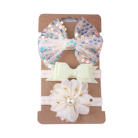 Load image into Gallery viewer, 3-Pack Girl Bow Sequins Mesh Headbands Wholesale 24213108
