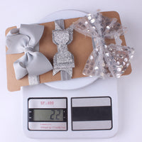 Load image into Gallery viewer, 3-Pack Girl Bow Sequins Mesh Headbands Wholesale 24213108
