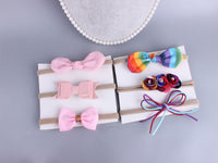 Load image into Gallery viewer, 3-Pack Girl Flower Bow Headbands Wholesale 31563111

