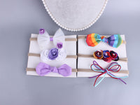 Load image into Gallery viewer, 3-Pack Girl Flower Bow Headbands Wholesale 31563111
