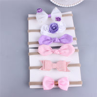 Load image into Gallery viewer, 3-Pack Girl Flower Bow Headbands Wholesale 31563111
