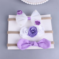 Load image into Gallery viewer, 3-Pack Girl Flower Bow Headbands Wholesale 31563111

