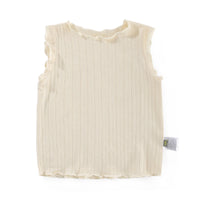 Load image into Gallery viewer, Baby Kid Girls Solid Color Muslin&amp;Ribbed Tank Tops Wholesale 315211985

