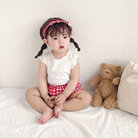 Load image into Gallery viewer, Baby Kid Girls Solid Color Muslin&amp;Ribbed Tank Tops Wholesale 315211985
