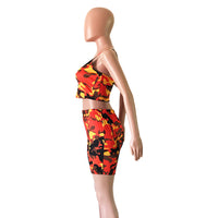 Load image into Gallery viewer, 2 Pieces Set Women Sports Camo Print Wholesale 32339436

