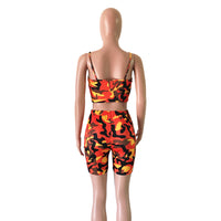 Load image into Gallery viewer, 2 Pieces Set Women Sports Camo Print Wholesale 32339436

