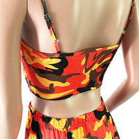 Load image into Gallery viewer, 2 Pieces Set Women Sports Camo Print Wholesale 32339436
