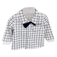 Load image into Gallery viewer, Baby Boys Checked Dressy Shirts Wholesale 324612420
