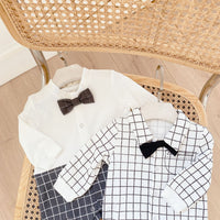 Load image into Gallery viewer, Baby Boys Checked Dressy Shirts Wholesale 324612420
