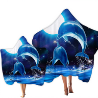 Load image into Gallery viewer, Unisex Rainbow Animals Cartoon Print Beach Accessories Blankets Wholesale 220606167
