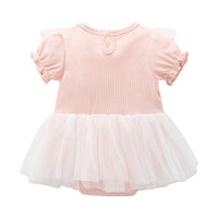 Load image into Gallery viewer, Baby Girls Bow Lace Embroidered Princess Dresses Headwear Wholesale 343010852
