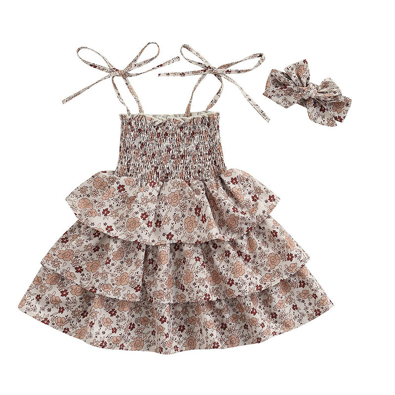 Baby Kid Girls Flower Dresses Wholesale 350712035