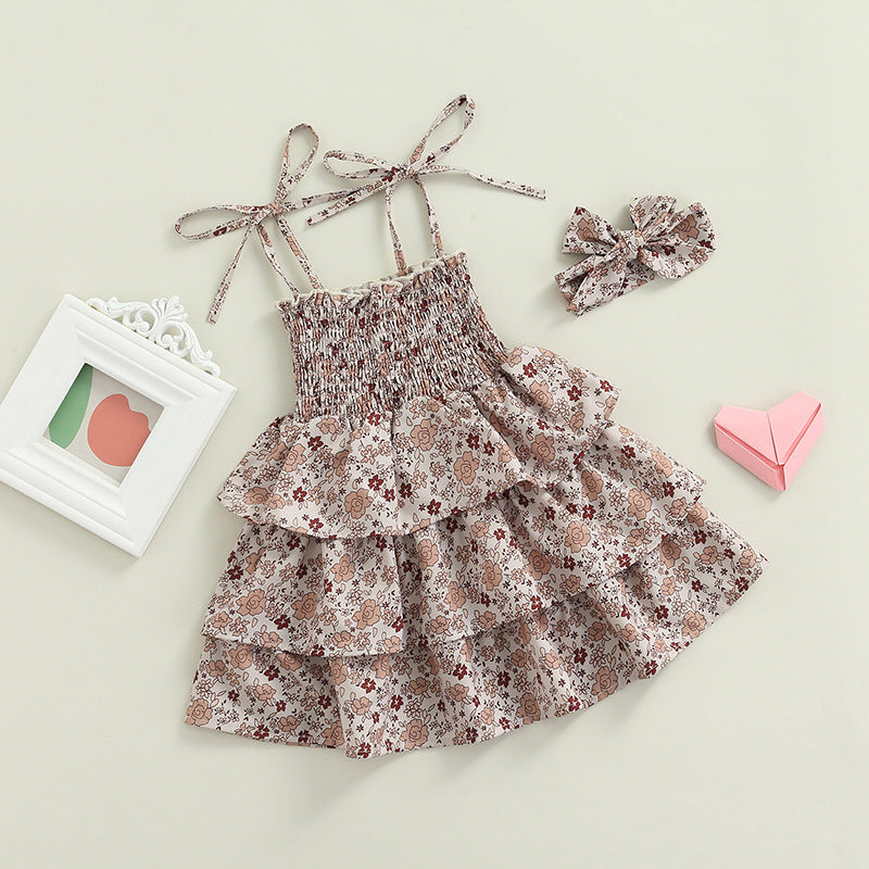 Baby Kid Girls Flower Dresses Wholesale 350712035