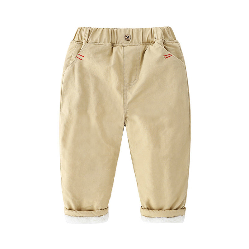 Kid Boys Solid Color Pants Wholesale 36868354