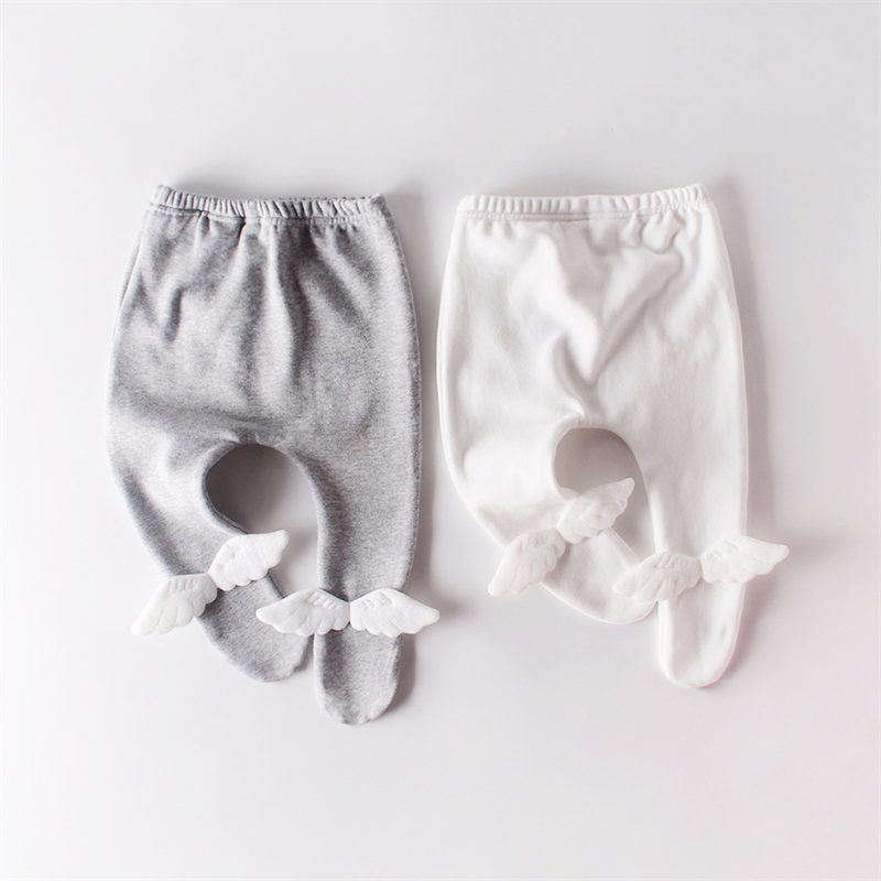 Baby Girls Wings Muslin&Ribbed Pants Wholesale 36888651