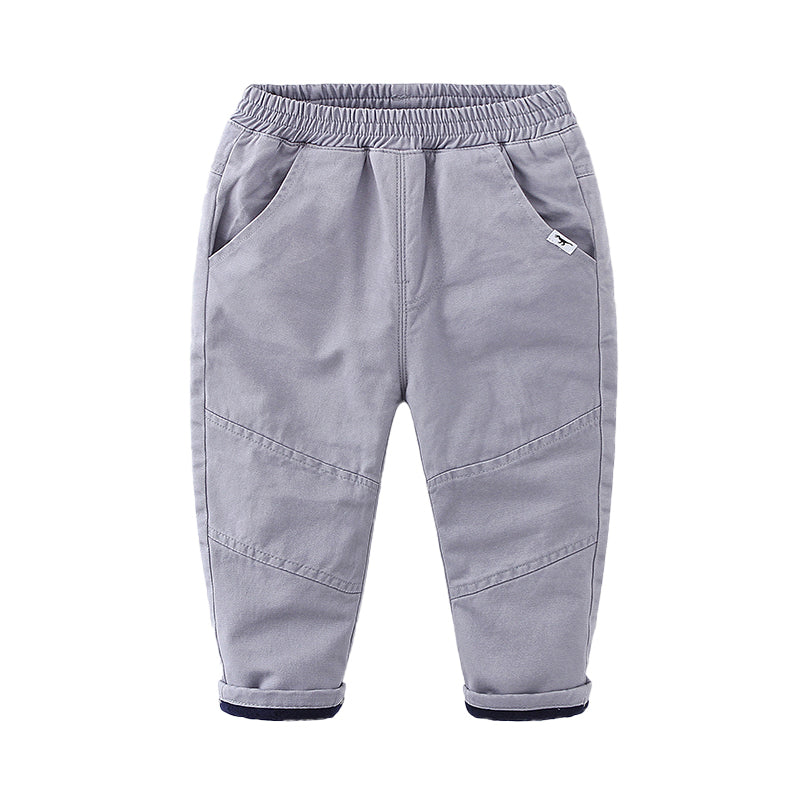 Kid Boys Solid Color Pants Wholesale 33948398