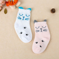 Load image into Gallery viewer, Baby Kid Unisex Striped Love heart Polka dots Animals Cartoon Print Accessories Socks Wholesale 389910777
