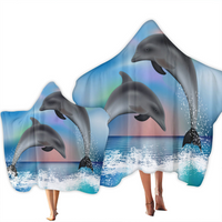 Load image into Gallery viewer, Unisex Rainbow Animals Cartoon Print Beach Accessories Blankets Wholesale 220606167
