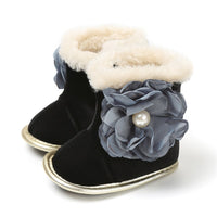 Load image into Gallery viewer, Baby Girl Beaded Flower Boots Wholesale 38854696
