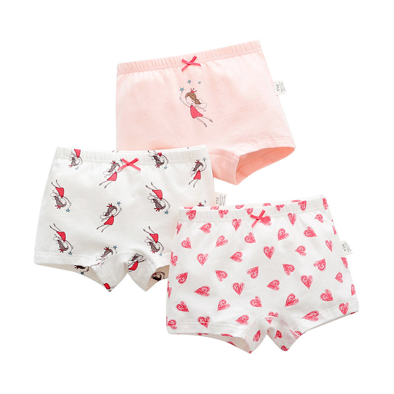 Kid Girls Striped Fruit Love heart Polka dots Butterfly Animals Unicorn Print Underwears Wholesale 13995830