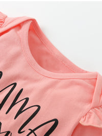 Load image into Gallery viewer, 3 Pieces Set Baby Girls Letters Rompers Leopard Bow Skirts And Headwear Wholesale 11066769
