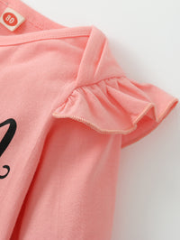 Load image into Gallery viewer, 3 Pieces Set Baby Girls Letters Rompers Leopard Bow Skirts And Headwear Wholesale 11066769
