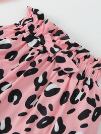 Load image into Gallery viewer, 3 Pieces Set Baby Girls Letters Rompers Leopard Bow Skirts And Headwear Wholesale 11066769
