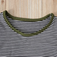 Load image into Gallery viewer, 3 Pieces Baby Boy Set Star Top &amp; Stripe Suspender Pants &amp; Hat Wholesale 49763353
