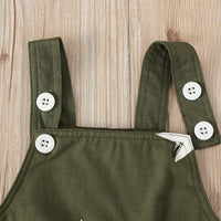 Load image into Gallery viewer, 3 Pieces Baby Boy Set Star Top &amp; Stripe Suspender Pants &amp; Hat Wholesale 49763353
