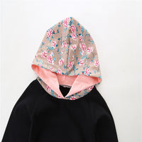 Load image into Gallery viewer, 3 Pieces Set Baby Girls Striped Print Hoodies Swearshirts Pants And Bow Headwear Wholesale 58047643
