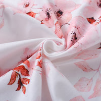 Load image into Gallery viewer, 3 Pieces Baby Girl Flower Bodysuit &amp; Muslin Skirt &amp; Headband Set Wholesale 09004793
