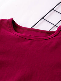 Load image into Gallery viewer, 2 Pieces Set Baby Girls Solid Color Print Rompers Flower And Bow Pants Wholesale 53567116
