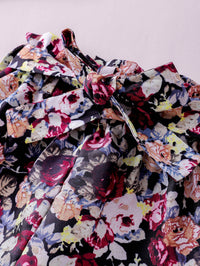 Load image into Gallery viewer, 2 Pieces Set Baby Girls Solid Color Print Rompers Flower And Bow Pants Wholesale 53567116
