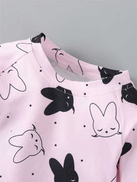 Load image into Gallery viewer, 3 Pieces Set Baby Girls Animals Print Tops Pants And Hats Wholesale 14336828
