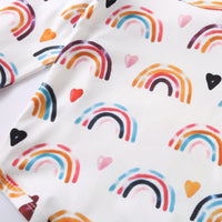 Load image into Gallery viewer, 3 Pieces Baby Girl Rainbow Set Flutter Sleeve Bodysuit &amp; Pants &amp; Headband Wholesale 24944794
