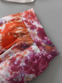 Load image into Gallery viewer, 3 Pieces Set Baby Girls Solid Color Rompers Tie Dye Pants And Bow Headwear Wholesale 75016840
