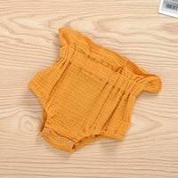 Load image into Gallery viewer, 3 Pieces Set Baby Girls Flower Print Vests Waistcoats Solid Color Shorts And Bow Headwear Wholesale 01027474
