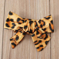 Load image into Gallery viewer, 3 Pieces Infant Toddler Girl Set Love Heart Top &amp; Leopard Pants &amp; Headband Wholesale 89494990
