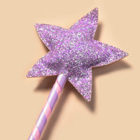 Load image into Gallery viewer, 3 Pieces Kid Girl Perform Sequins Star Skirt &amp; Unicorn Headband &amp; Magic Wand Wholesale 99865771
