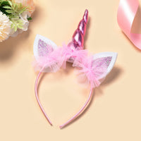 Load image into Gallery viewer, 3 Pieces Kid Girl Perform Sequins Star Skirt &amp; Unicorn Headband &amp; Magic Wand Wholesale 99865771
