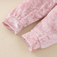 Load image into Gallery viewer, 3 Pieces Set Baby Girls Letters Print Rompers Solid Color Pants And Bow Headwear Wholesale 79936576
