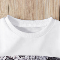 Load image into Gallery viewer, 3 Pieces Toddler Kid Girl Snake Skin Colorblock Set Top &amp; Skirt &amp; Headband Wholesale 59212456
