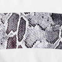 Load image into Gallery viewer, 3 Pieces Toddler Kid Girl Snake Skin Colorblock Set Top &amp; Skirt &amp; Headband Wholesale 59212456
