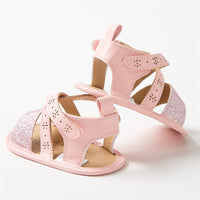 Load image into Gallery viewer, Baby Girl Soft Sole Roman Sandals  Wholesale 14601885
