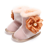 Load image into Gallery viewer, Baby Girl Beaded Flower Boots Wholesale 38854696
