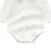 Load image into Gallery viewer, Baby Girls Muslin&amp;Ribbed Rompers Wholesale 29187536
