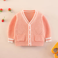 Load image into Gallery viewer, Baby Kid Girls Solid Color Cardigan Wholesale 22101071
